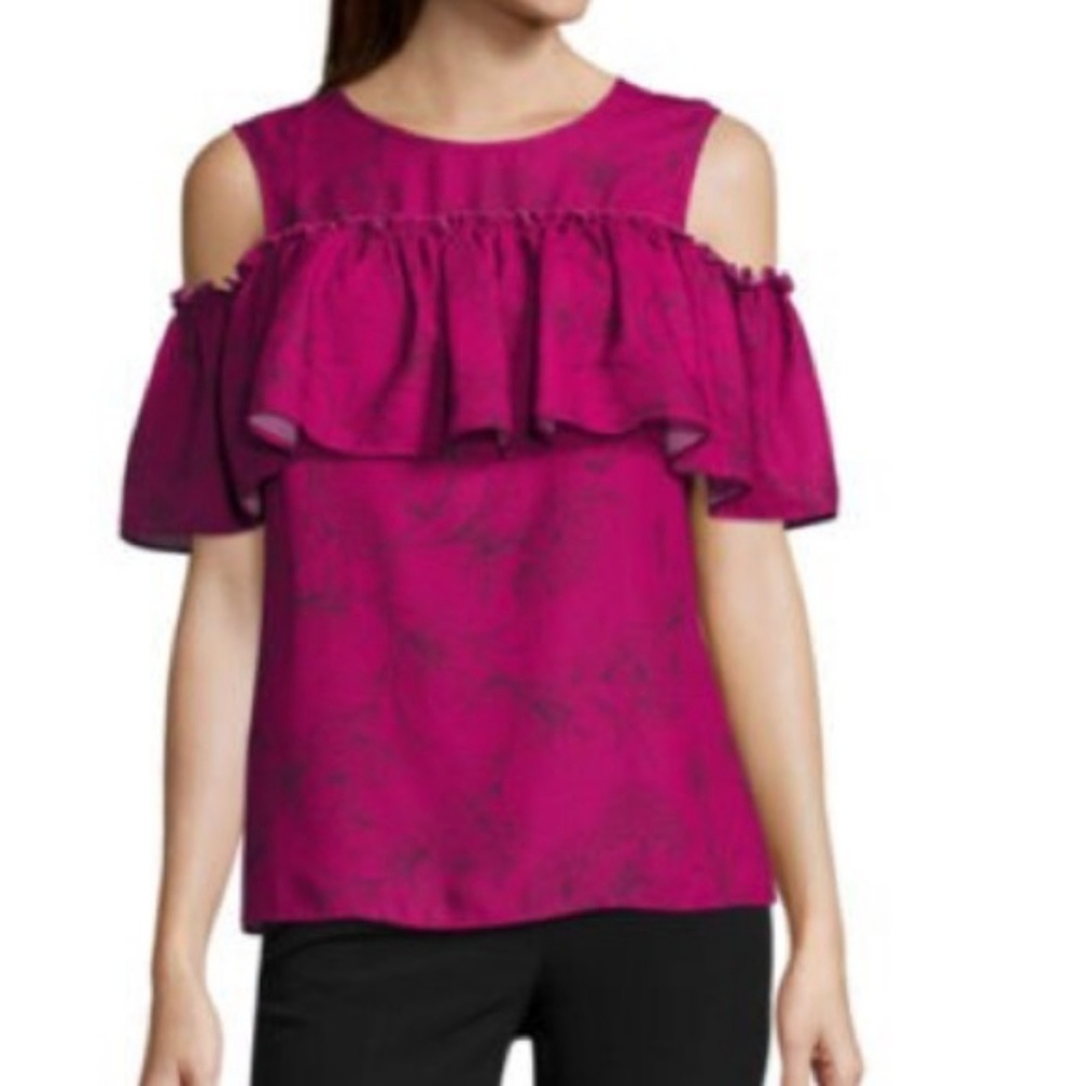 Worthington fLORAL bLOUSE  nEW WITH TAGS